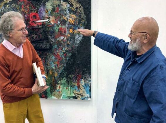 Raimund Thomas und Jim Dine Studio Visit 2018