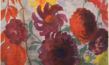 Emil Nolde - Dahlien und Wein