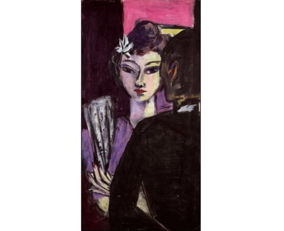 Max Beckmann - Anni Maedchen mit Faecher