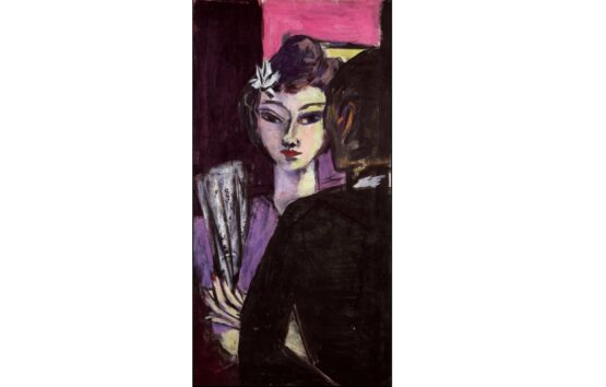 Max Beckmann - Anni Maedchen mit Faecher