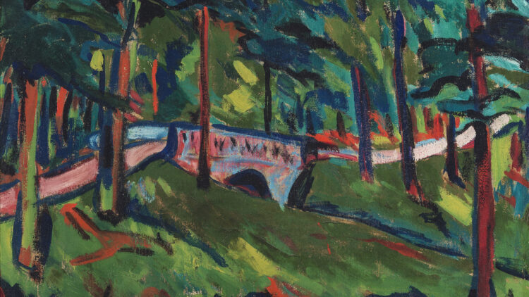 Erich Heckel - Parklandschaft