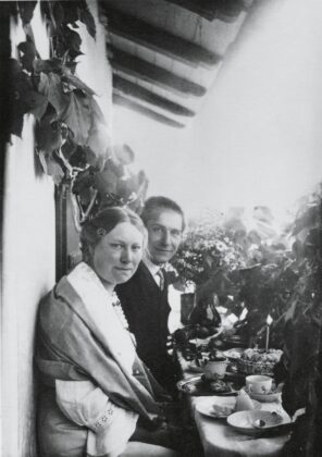 04 Maria Franck und Franz Marc Lenggries 1908 32 Geburtstag