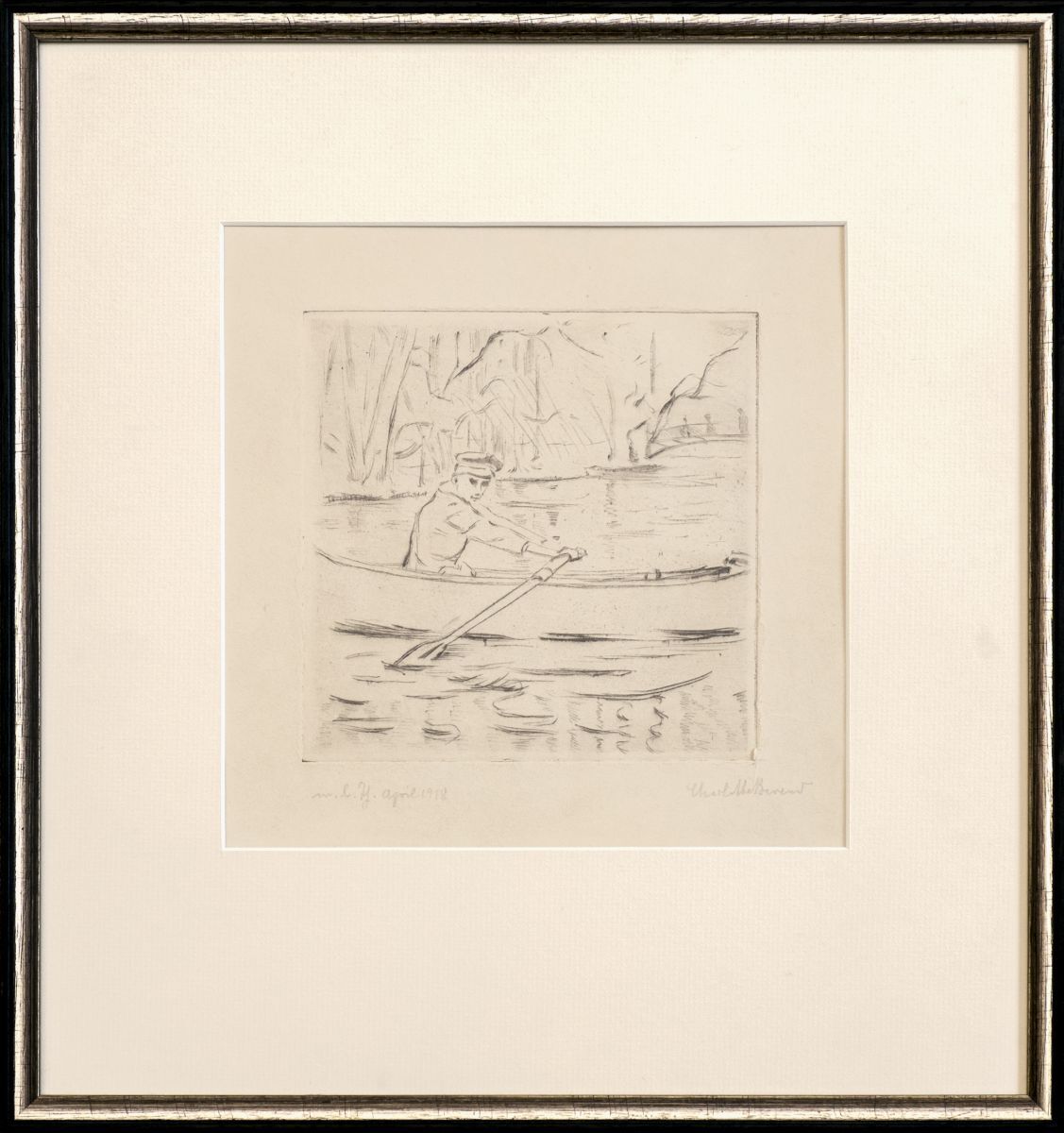 Charlotte Berend-Corinth - Son Thomas in a Rowboat 2/2