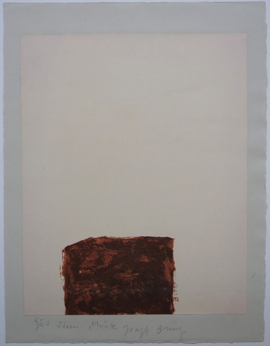 Joseph Beuys - Suite Schwurhand - Wandernde Kiste 4 1/2