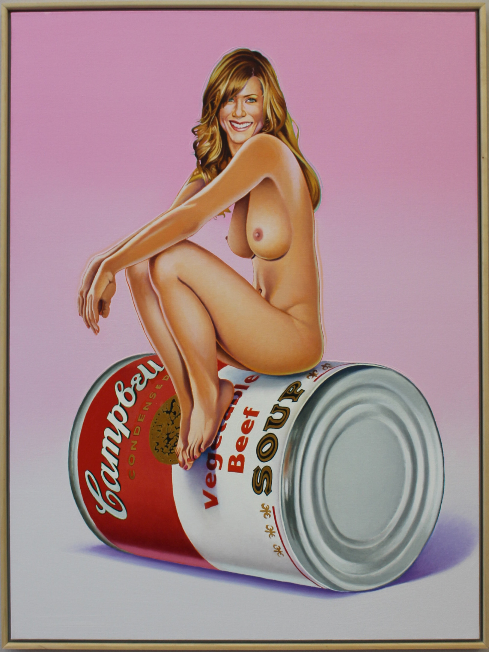 Mel Ramos - Suzie Soup - Sonja Soup - Sandy Soup: The lost painting of 1965 2/5
