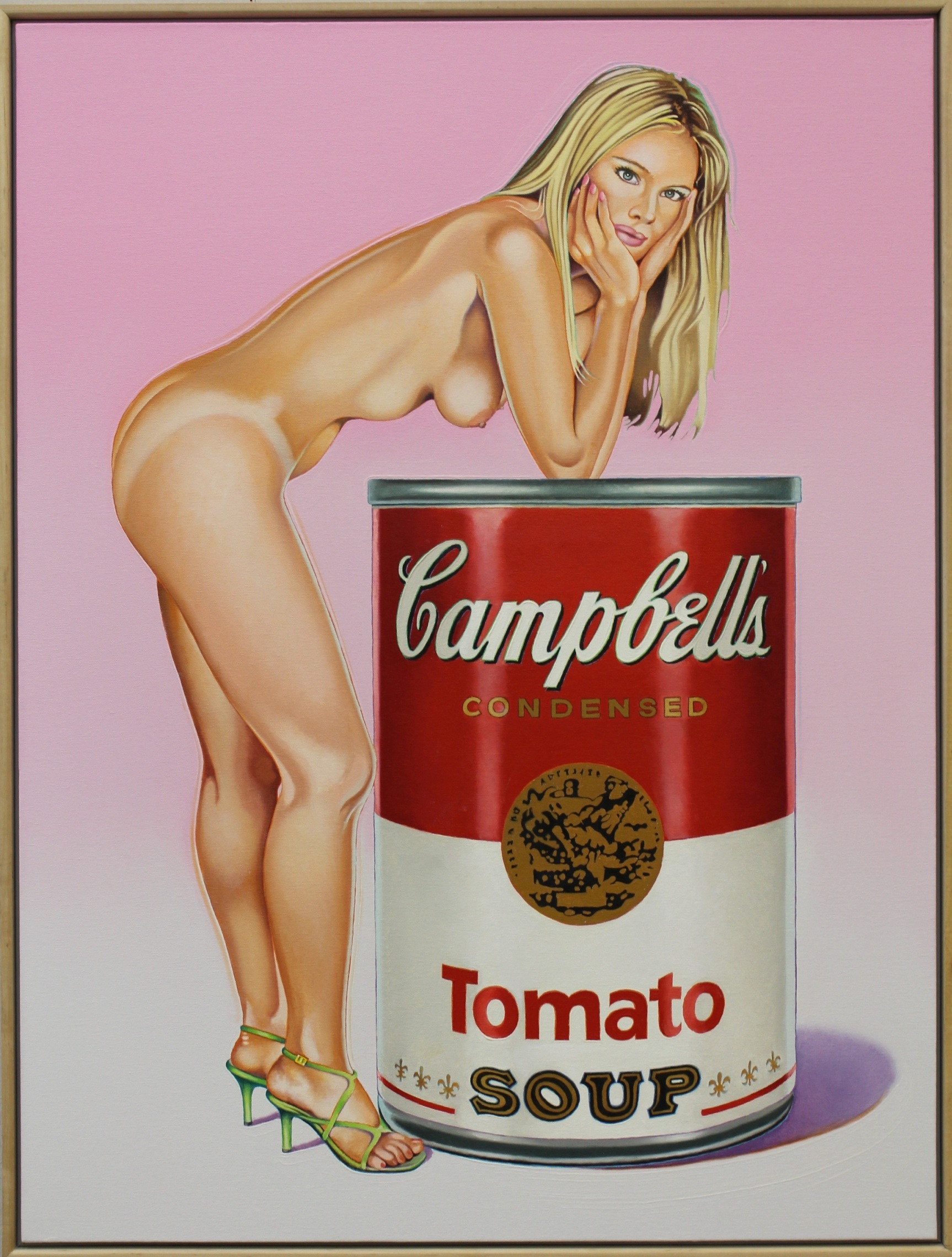 Mel Ramos - Suzie Soup - Sonja Soup - Sandy Soup: The lost painting of 1965 3/5