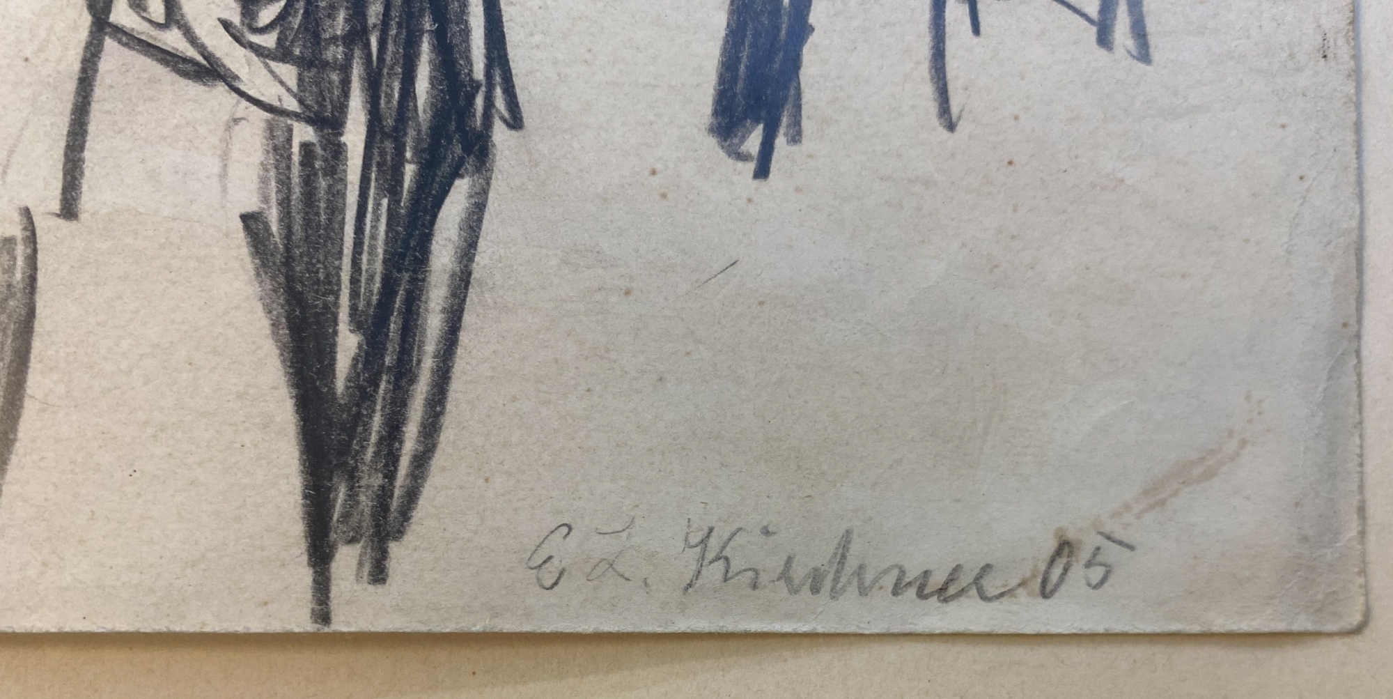 Ernst Ludwig Kirchner - Caféhausszene 3/3