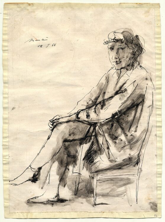 Giacomo Manzu - Frauenportrait