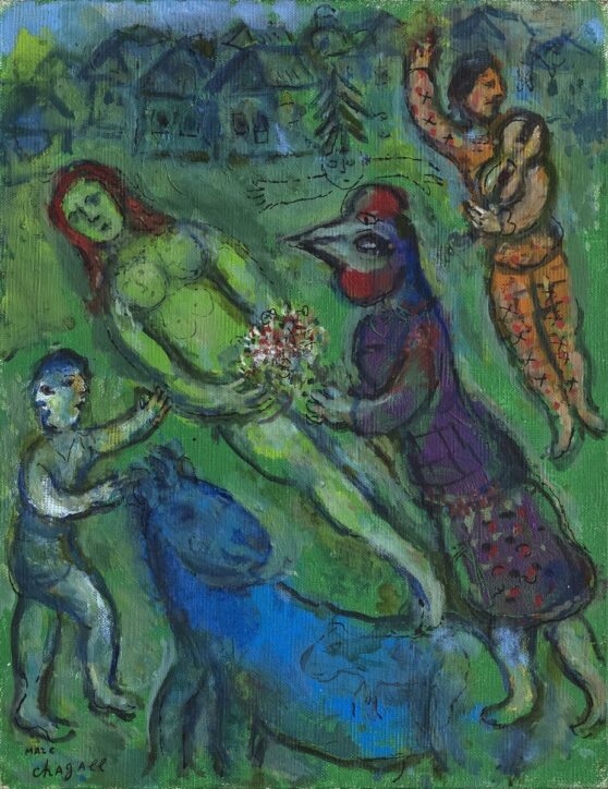 Marc Chagall - Nu vert au village 1/3