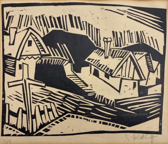 Karl Schmidt-Rottluff - Häuser aus Nidden 1/3