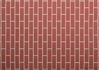 Victor Vasarely - Untitled (Mur de brique)