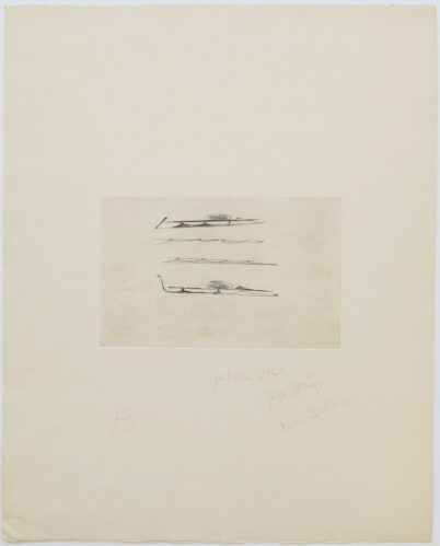 Joseph Beuys - Suite Zirkulationszeit - Urschlitten 1 1/2