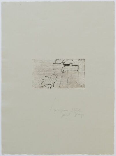 Joseph Beuys - Suite Zirkulationszeit - Kreuz des Saturn